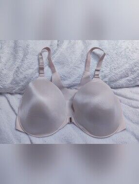 NWT Soma Vanishing Back Front Close Bra 36DDD Nude Full Coverage 051701